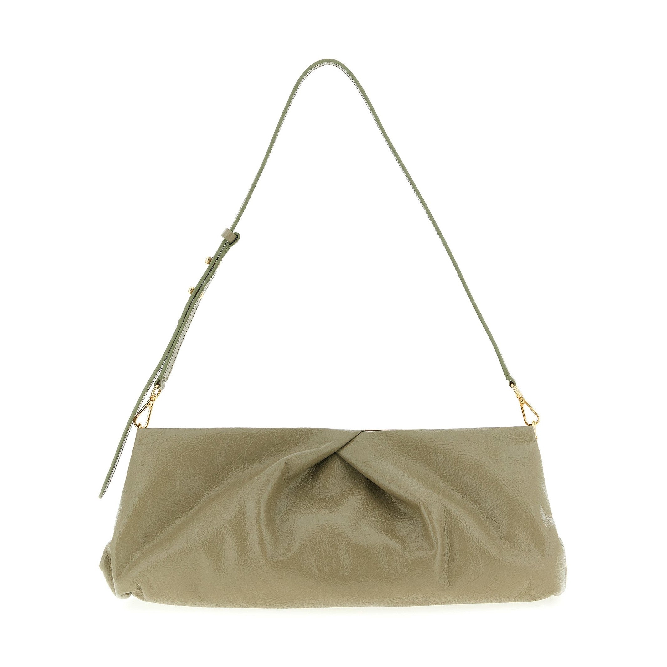 Dries Van Noten Bicolor Calfskin Clutch Bag