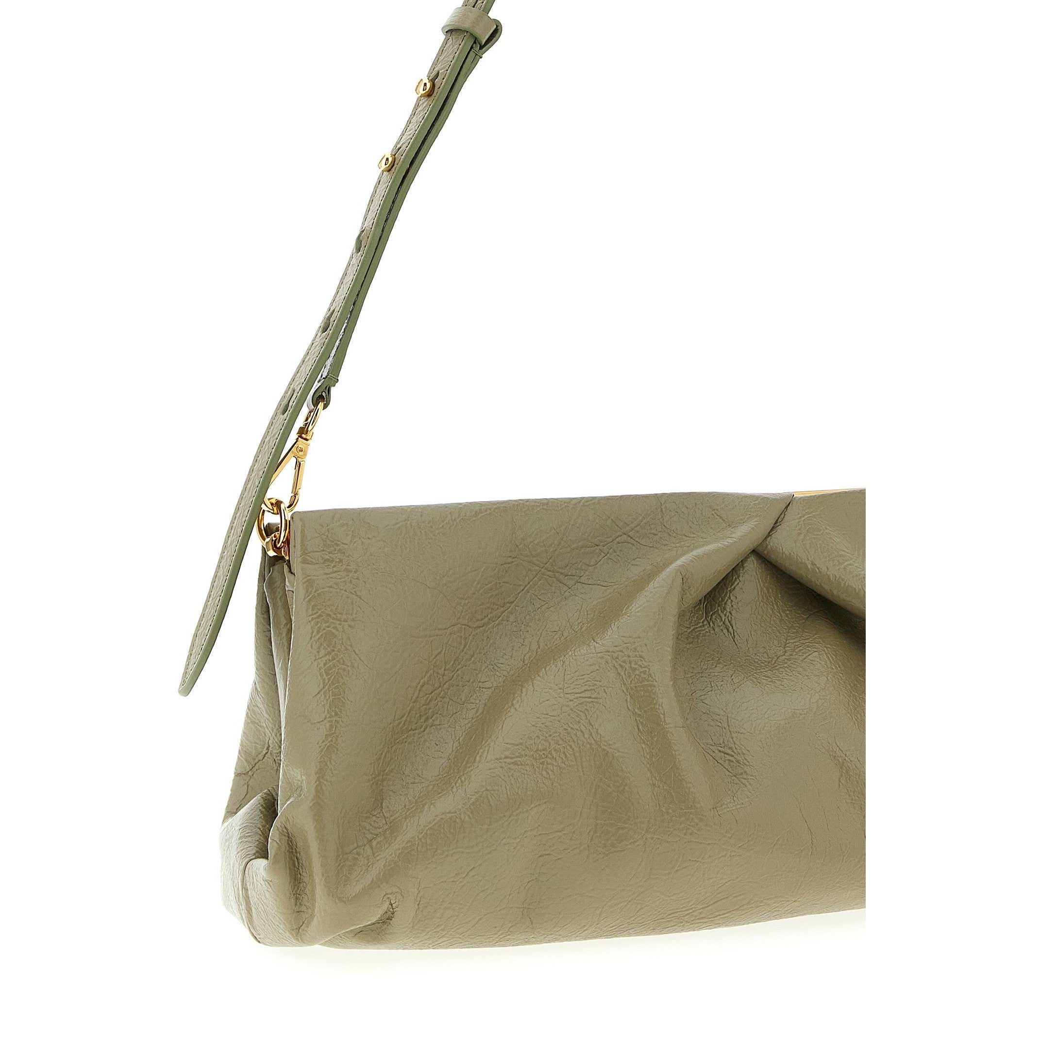 Dries Van Noten Bicolor Calfskin Clutch Bag
