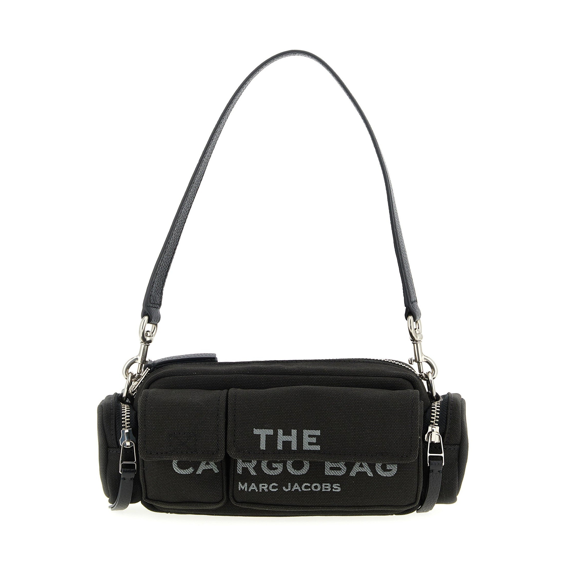 Marc Jacobs Black Cotton Shoulder Bag