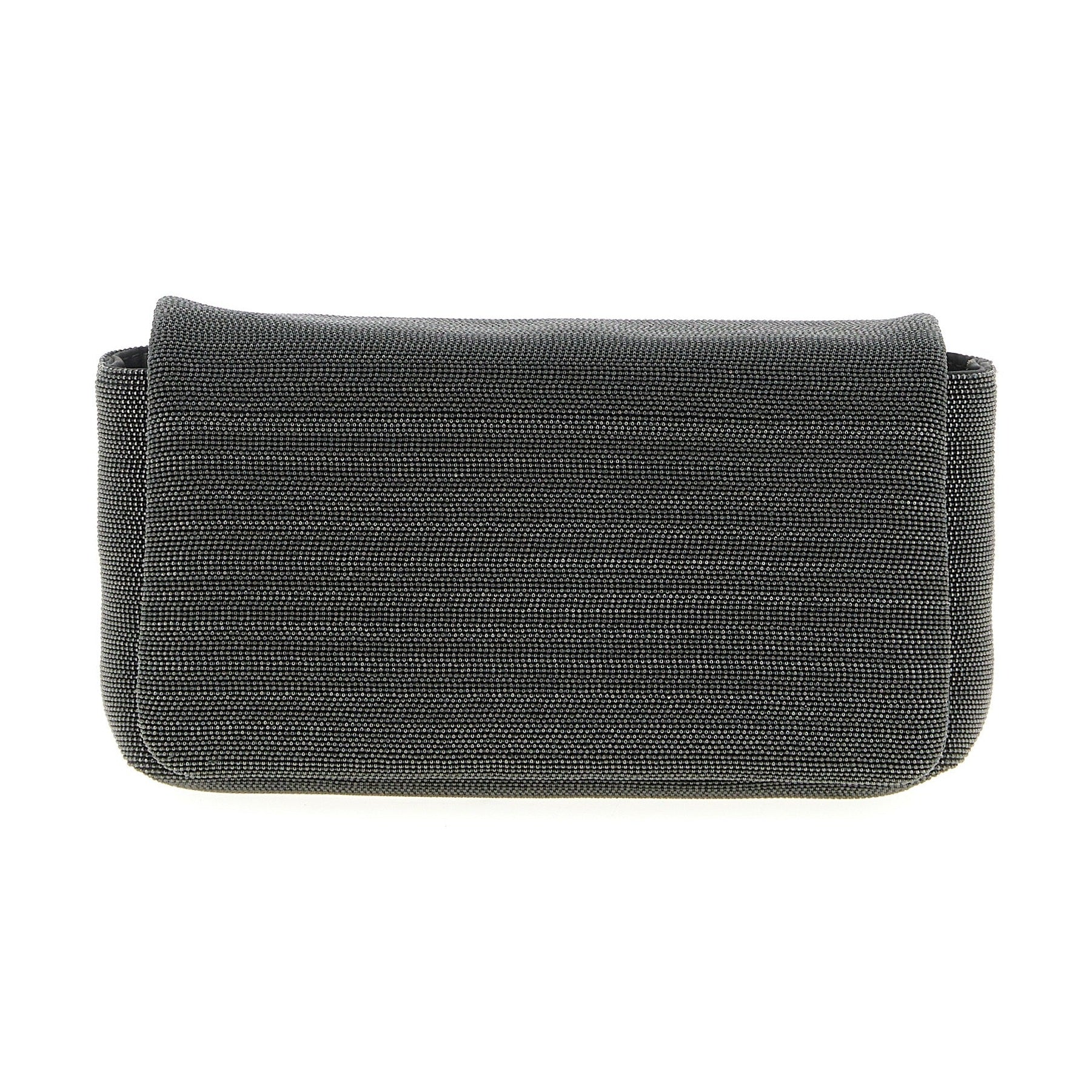 Brunello Cucinelli Black Leather Clutch Bag