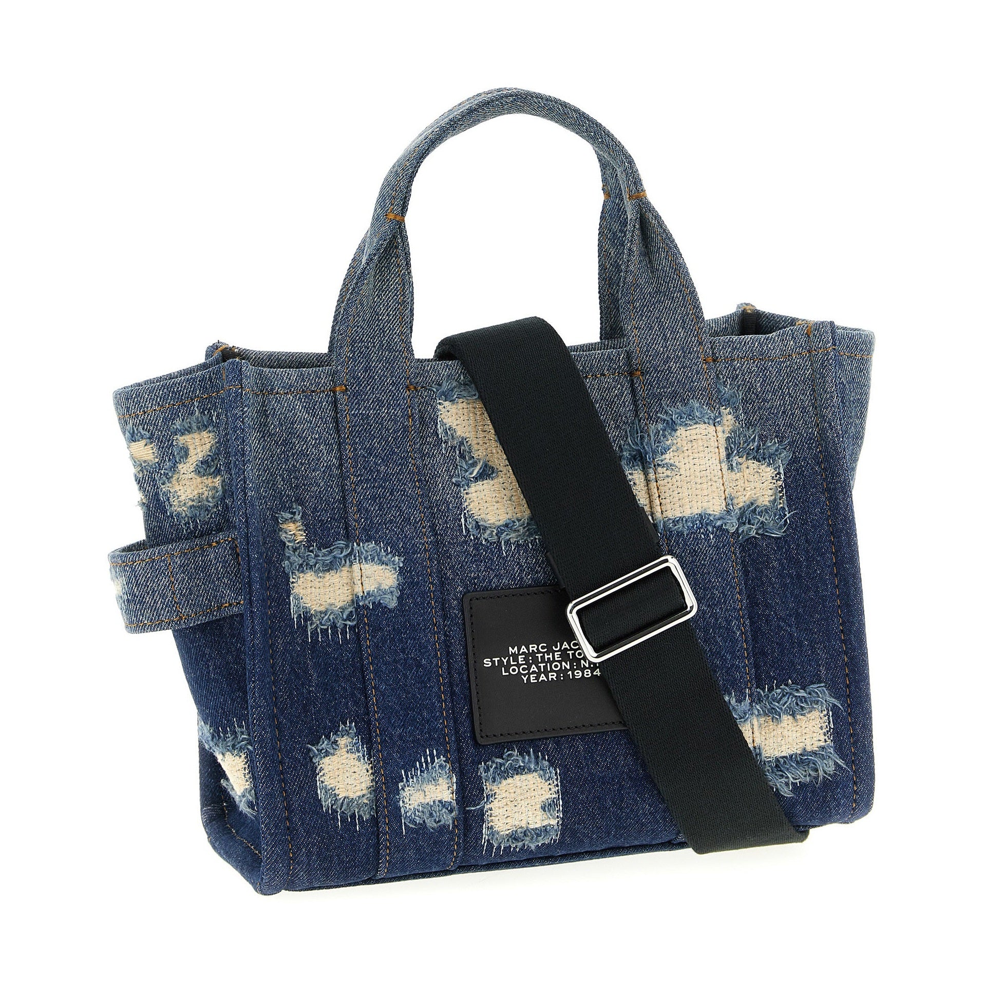 Marc Jacobs Blue Cotton Tote Bag
