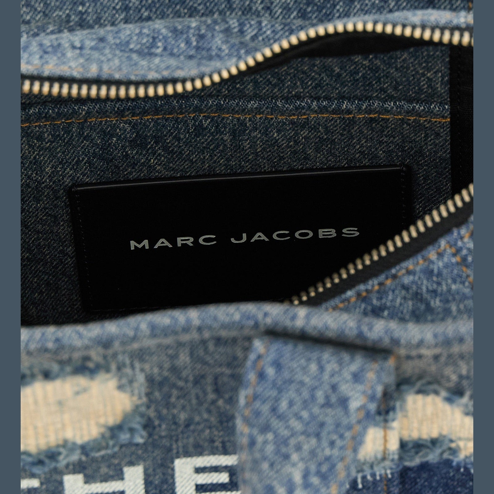 Marc Jacobs Blue Cotton Tote Bag