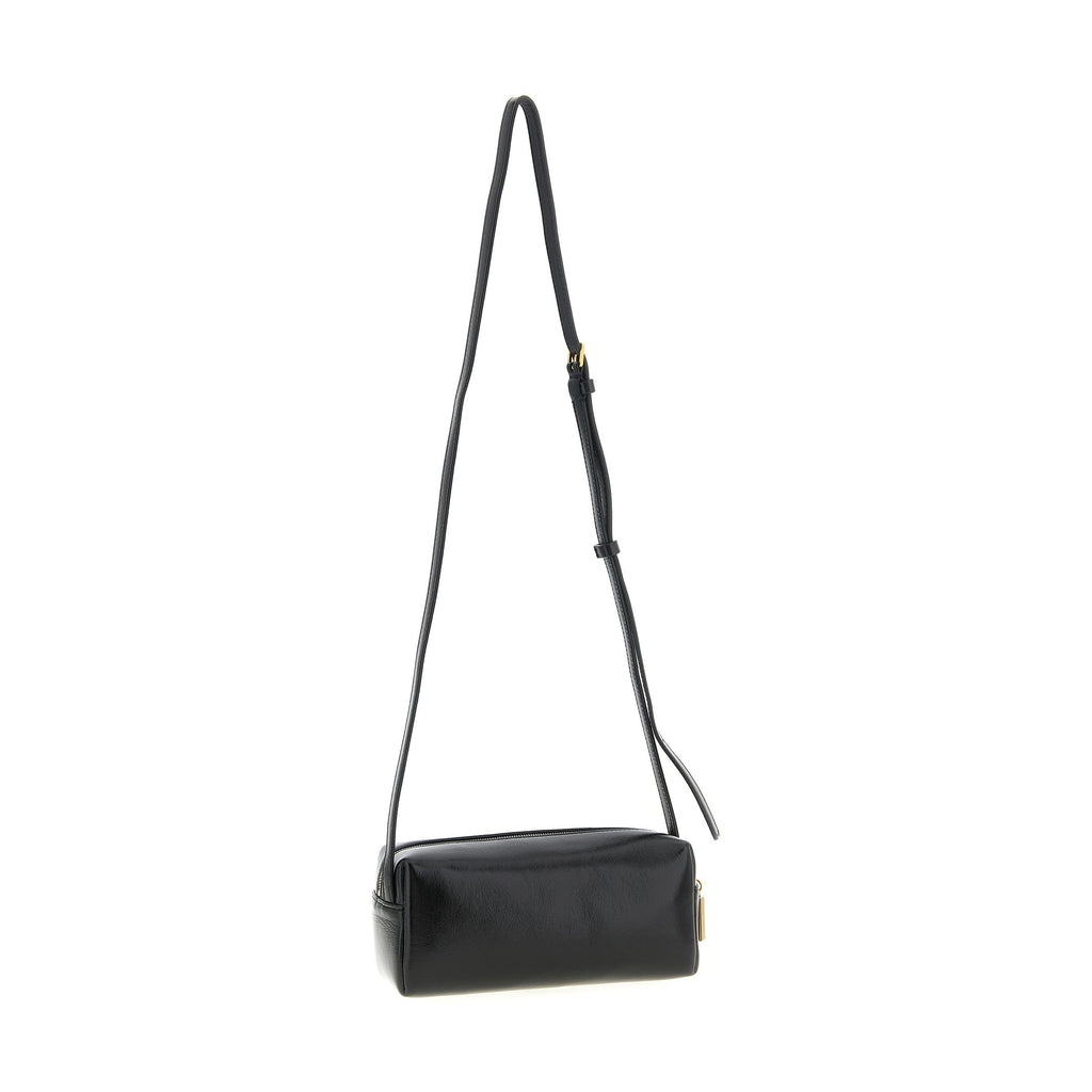 Khaite Black Calfskin Crossbody Bag
