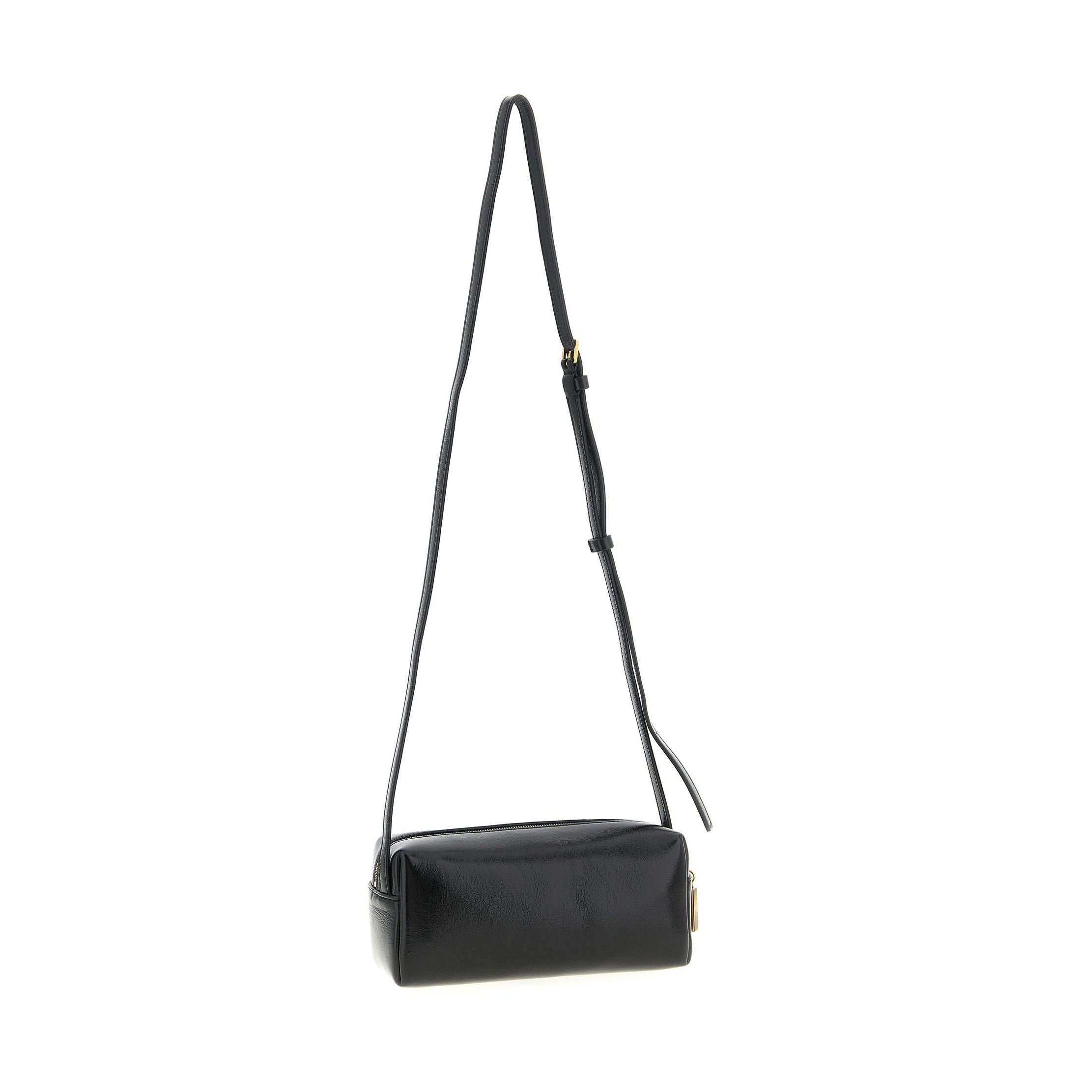 Khaite Black Calfskin Crossbody Bag