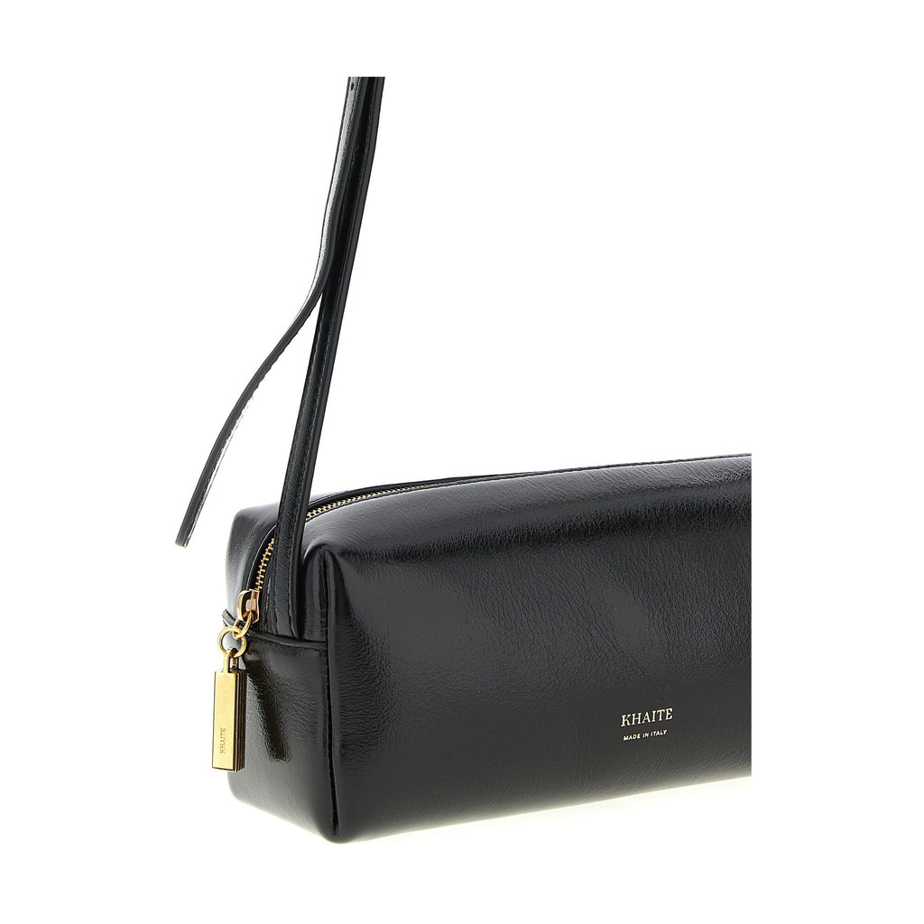 Khaite Black Calfskin Crossbody Bag