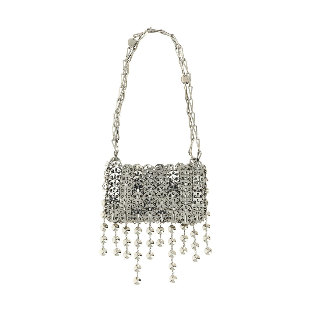 Paco Rabanne Silver Brass Shoulder Bag