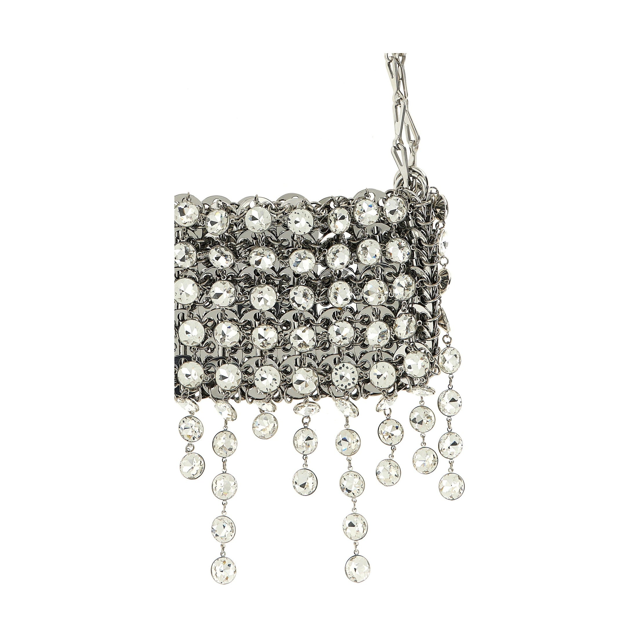 Paco Rabanne Silver Brass Shoulder Bag