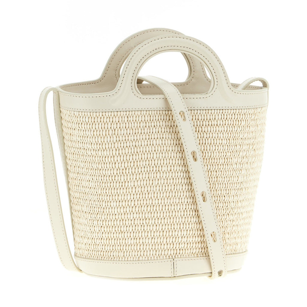 Marni White Cotton Handbag