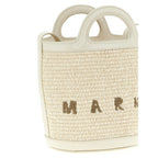 Marni White Cotton Handbag