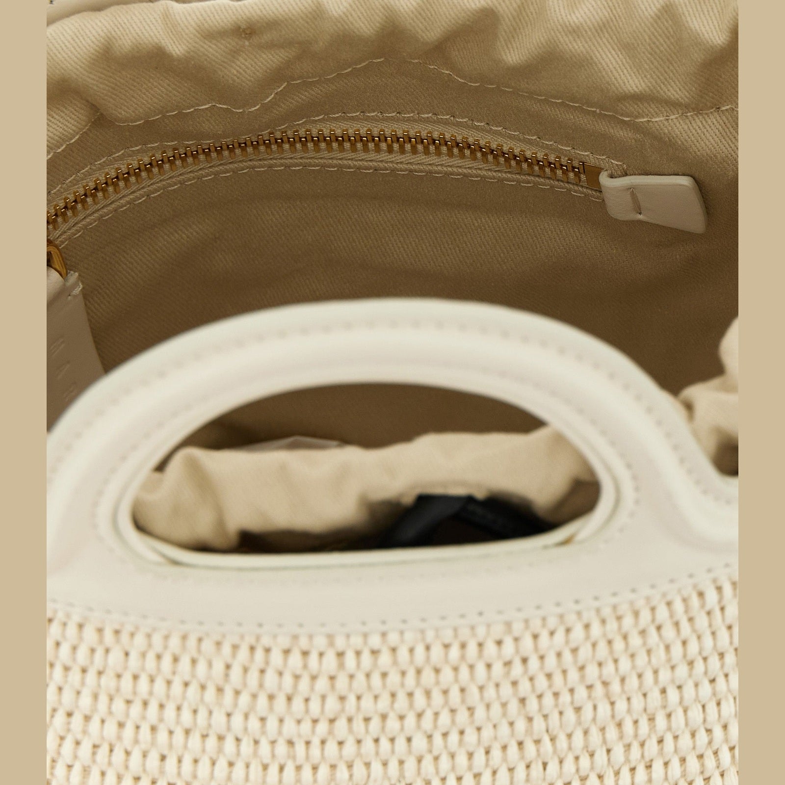 Marni White Cotton Handbag