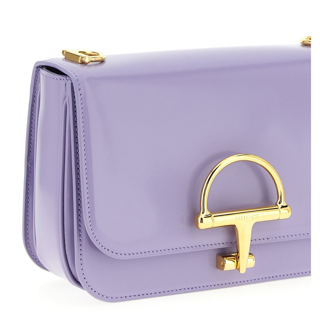 Gucci Purple Calfskin Shoulder Bag