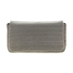 Brunello Cucinelli Silver Leather Clutch Bag
