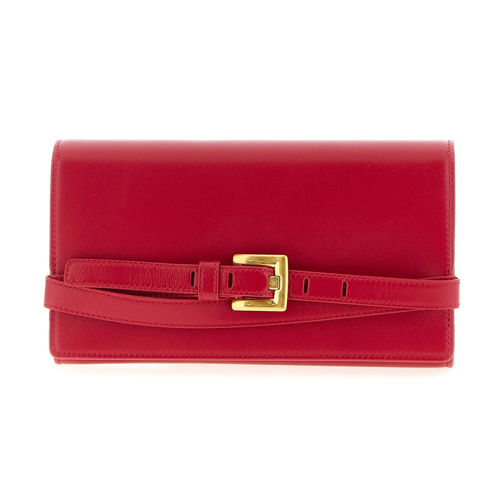 Balmain Fuchsia Calfskin Cardholder