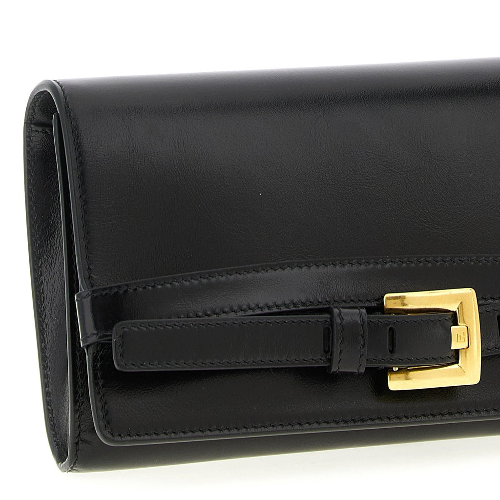 Balmain Black Calfskin Cardholder