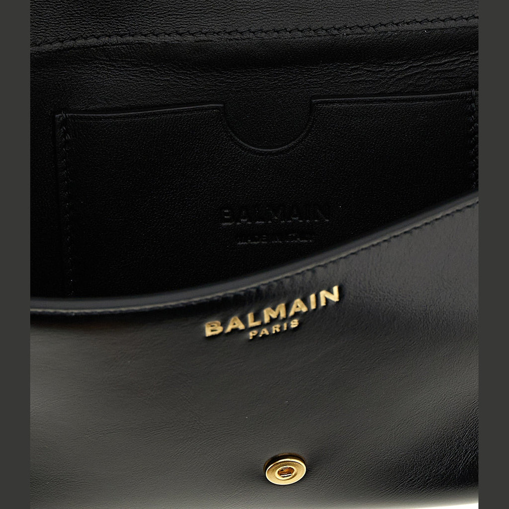 Balmain Black Calfskin Cardholder