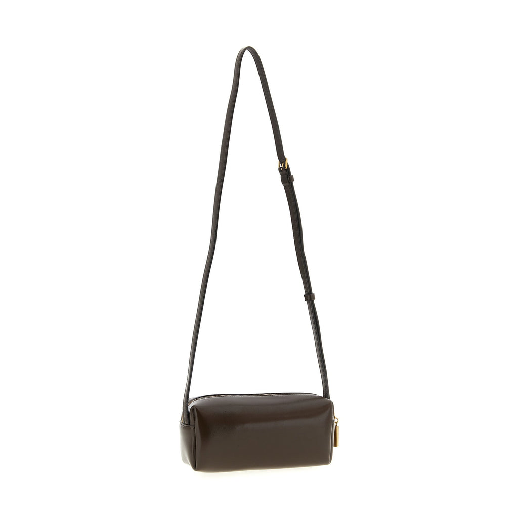 Khaite Brown Calfskin Crossbody Bag