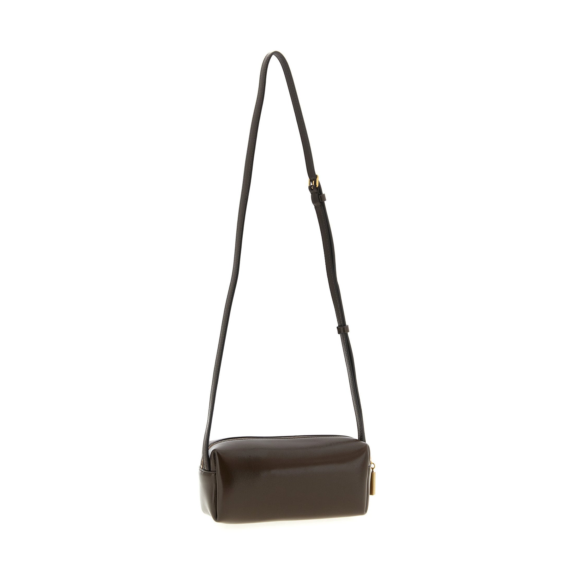 Khaite Brown Calfskin Crossbody Bag