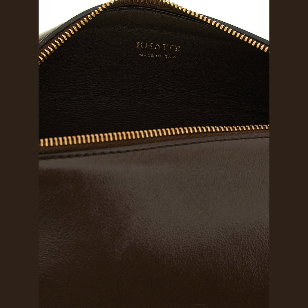 Khaite Brown Calfskin Crossbody Bag