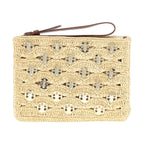 Paco Rabanne Beige Rayon Clutch Bag