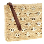 Paco Rabanne Beige Rayon Clutch Bag