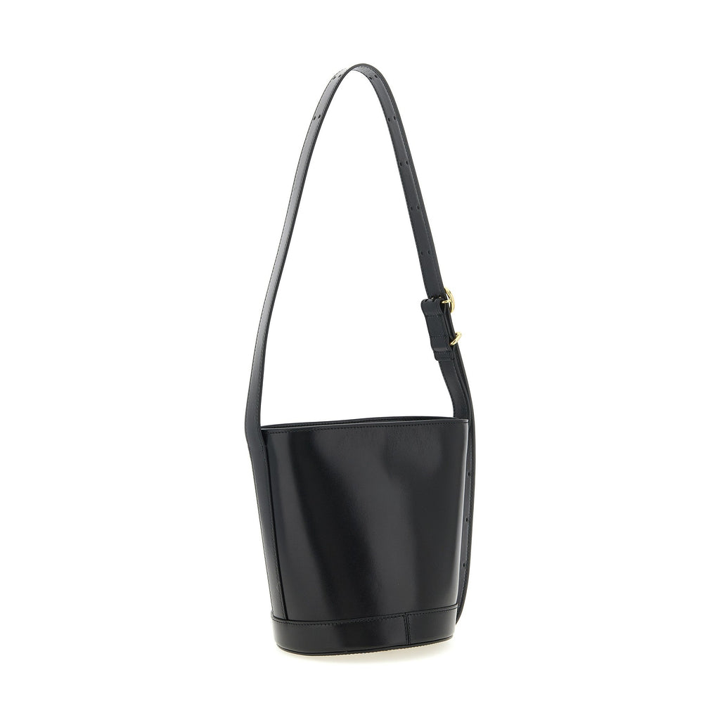 Jil Sander Black Calfskin Shoulder Bag