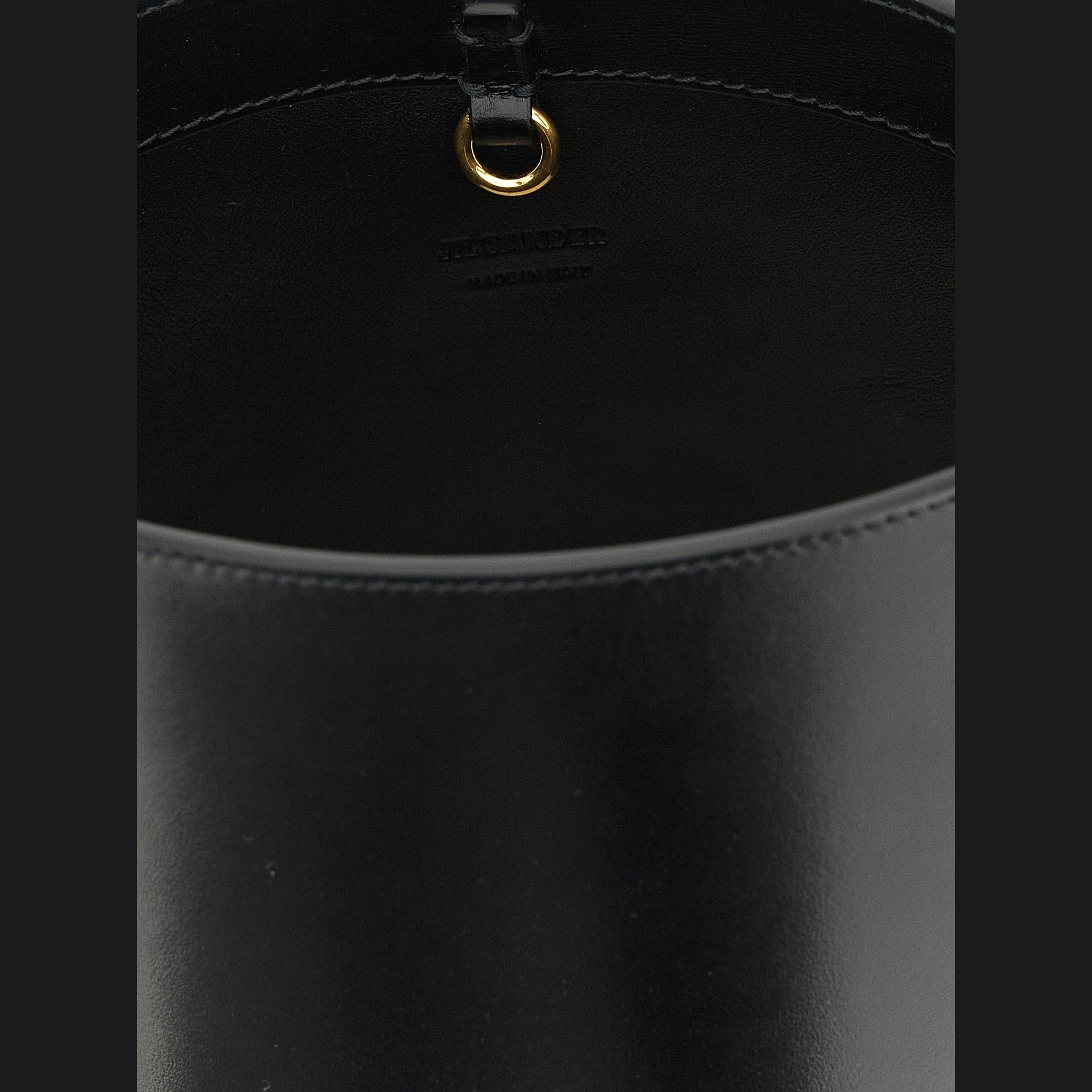 Jil Sander Black Calfskin Shoulder Bag