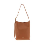 Jil Sander Brown Calfskin Shoulder Bag