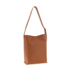 Jil Sander Brown Calfskin Shoulder Bag