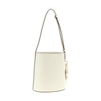 Furla White Calfskin Shoulder Bag