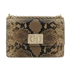 Furla Gray Goatskin Crossbody Bag
