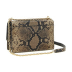 Furla Gray Goatskin Crossbody Bag