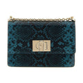 Furla Blue Goatskin Crossbody Bag