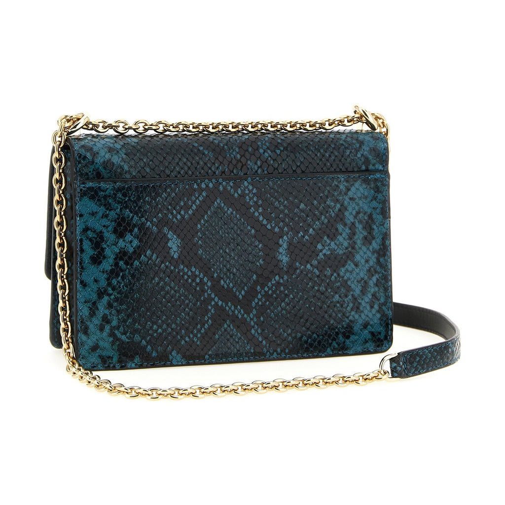 Furla Blue Goatskin Crossbody Bag