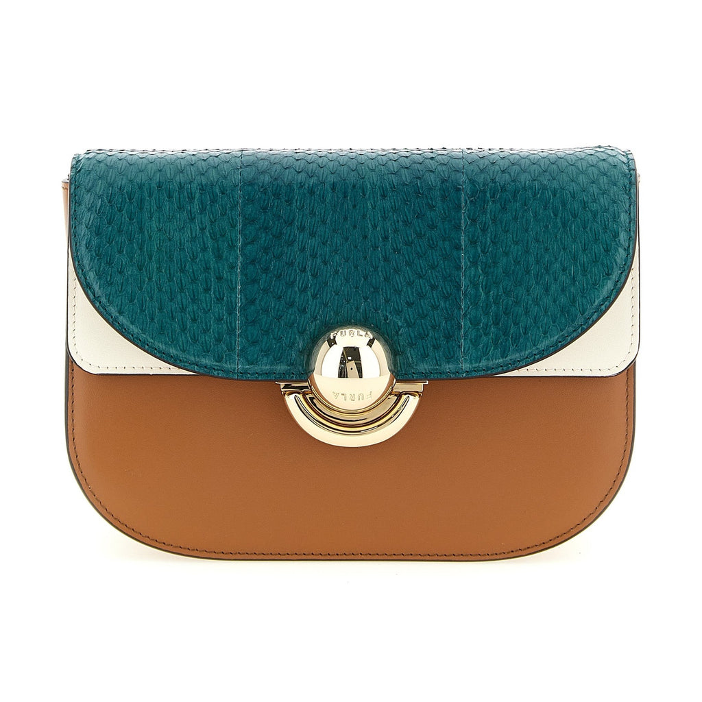 Furla Multicolor Lamb Leather Crossbody Bag