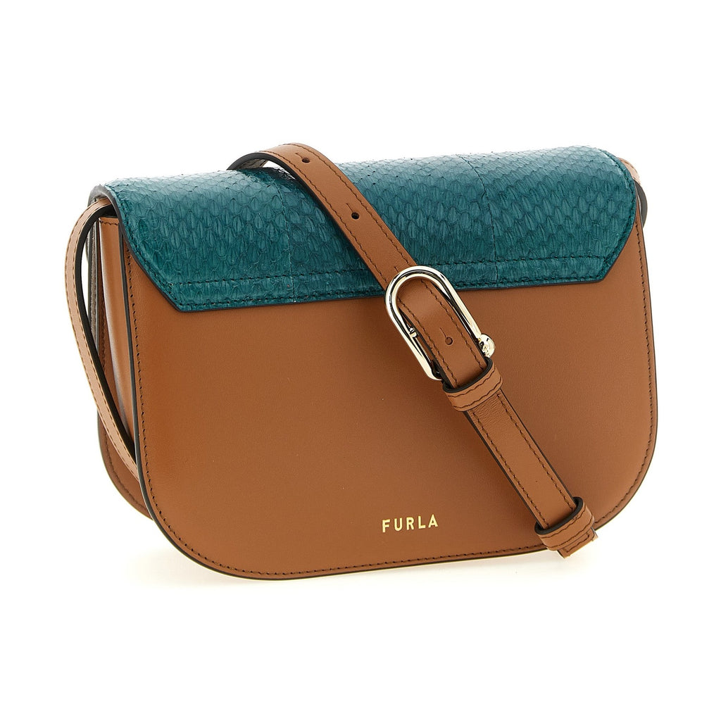 Furla Multicolor Lamb Leather Crossbody Bag