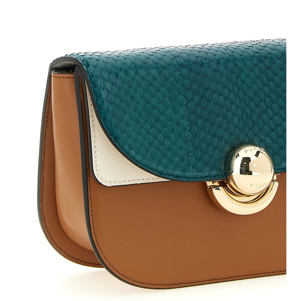 Furla Multicolor Lamb Leather Crossbody Bag