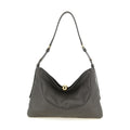 Furla Gray Calfskin Shoulder Bag