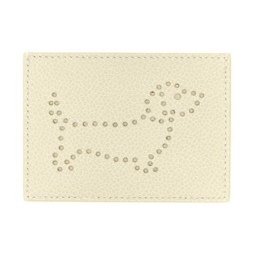 Beige Calfskin Cardholder