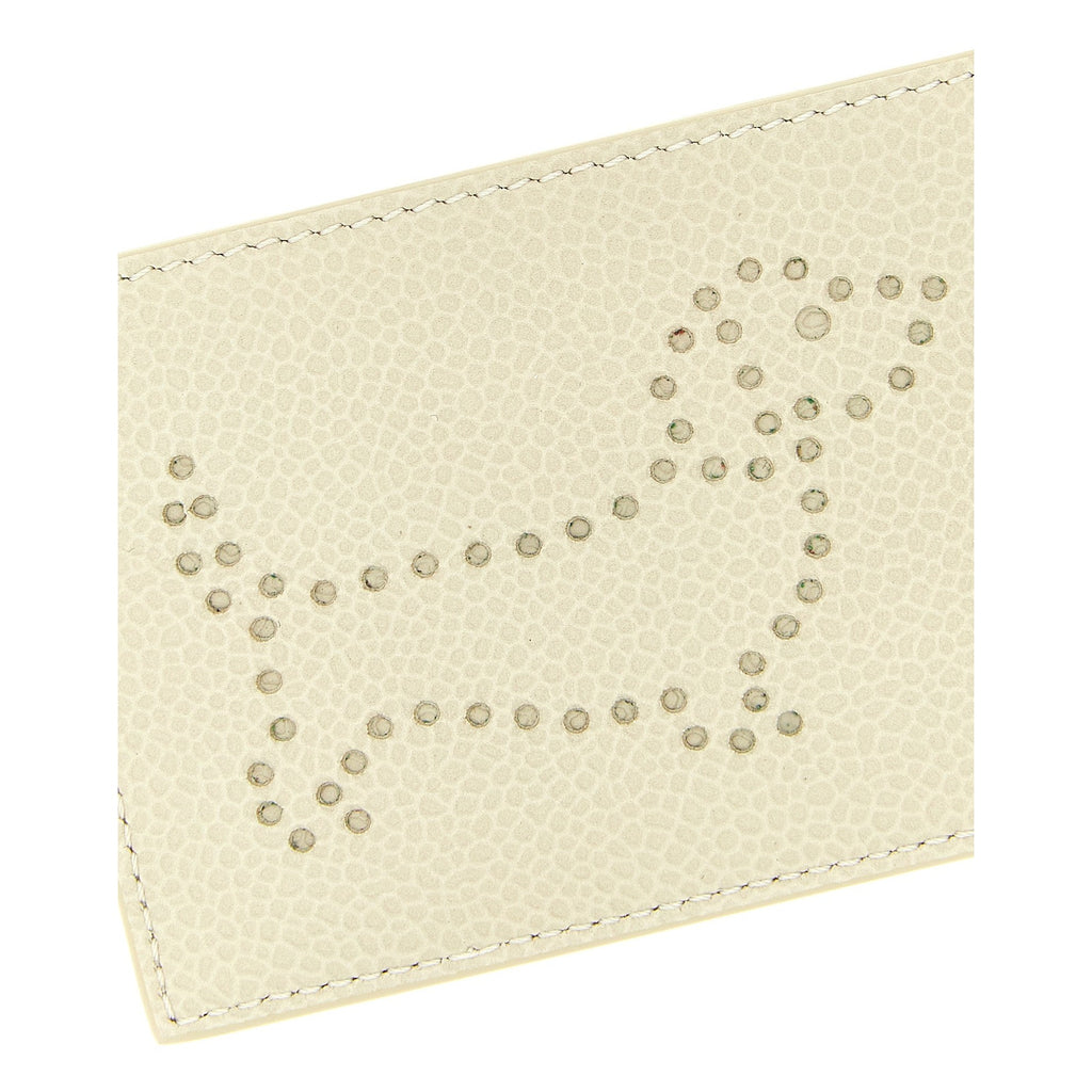 Thom Browne Beige Calfskin Cardholder