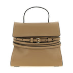 Moschino Beige Napa Leather / Calf Bos Taurus Handbag