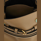 Moschino Beige Napa Leather / Calf Bos Taurus Handbag