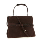 Moschino Brown Calfskin Shoulder Bag
