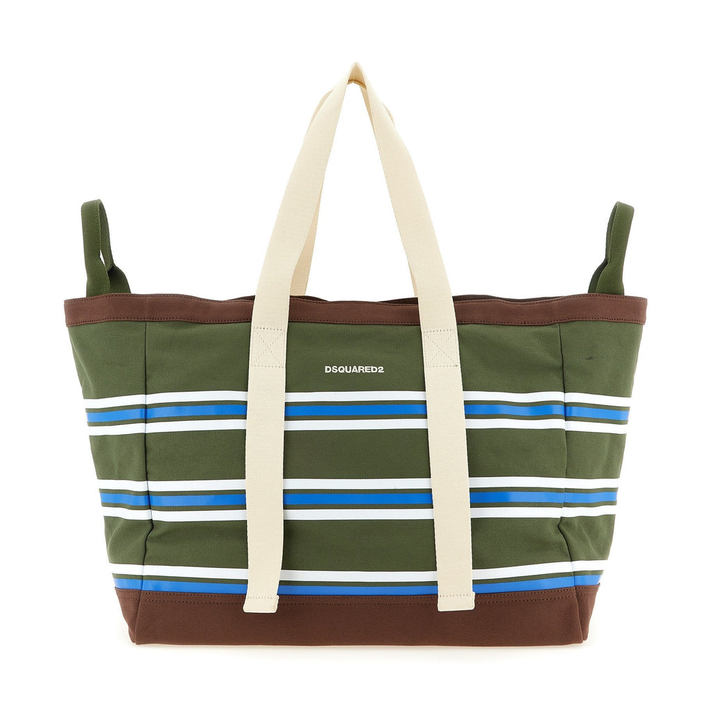 Dsquared² Multicolor Cotton Tote Bag
