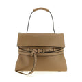 Moschino Beige Napa Leather / Calf Bos Taurus Shoulder Bag