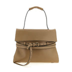 Moschino Beige Napa Leather / Calf Bos Taurus Shoulder Bag