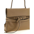 Moschino Beige Napa Leather / Calf Bos Taurus Shoulder Bag