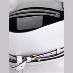 Moschino White Napa Leather / Calf Bos Taurus Shoulder Bag