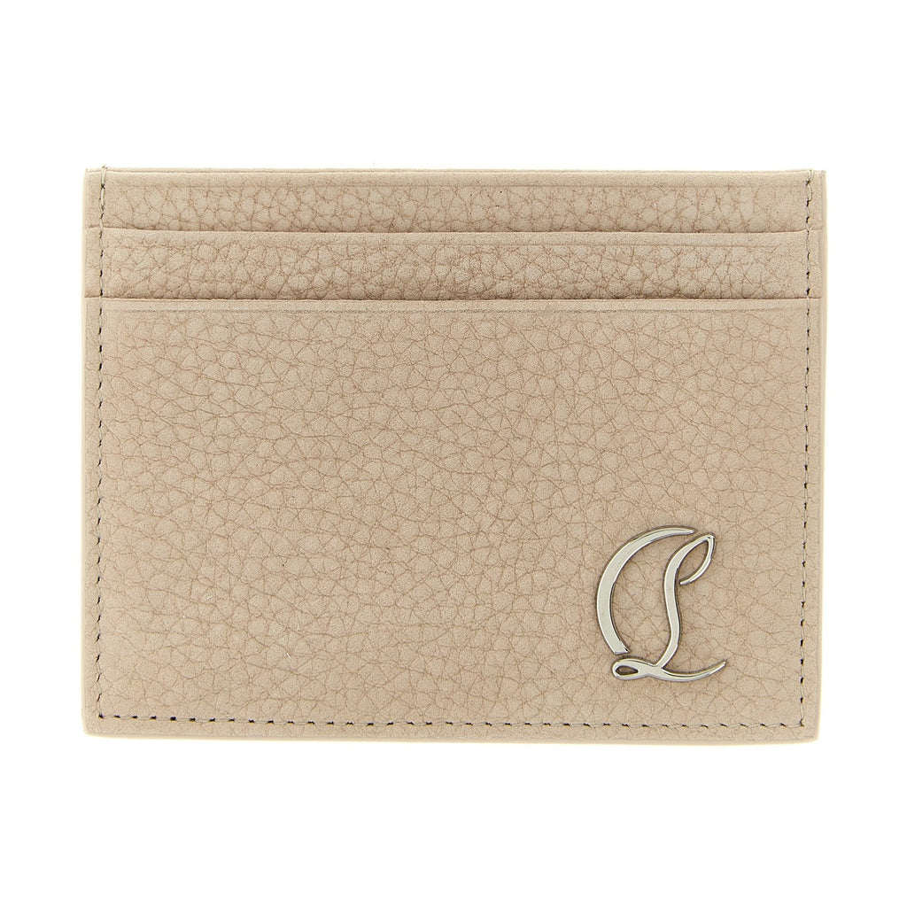 Christian Louboutin Beige Calfskin Cardholder