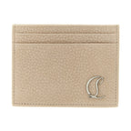 Christian Louboutin Beige Calfskin Cardholder