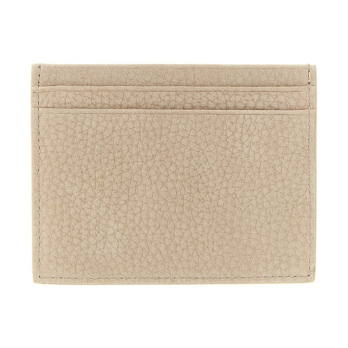 Beige Calfskin Cardholder